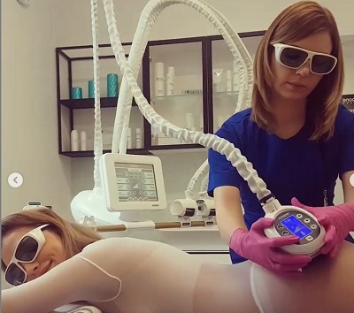 Veronica Bielik during treatment