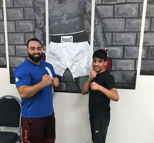 Who is Walid Sharks? Wiki, Biography, Age, Profession, Family, Girlfriend, Height & More 8 Walid with his boxing coach Hamed