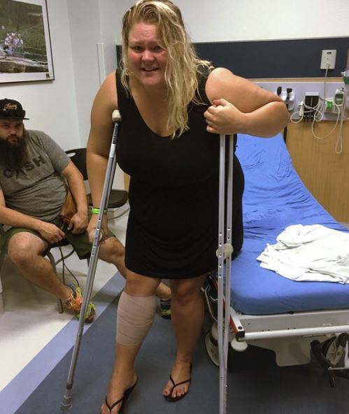 Chelcie Lynn Wiki - Biography, Net worth, Profession, Age, Husband, Family, Lifestyle & More 10 Chelcie Lynn in the hospital during her injury