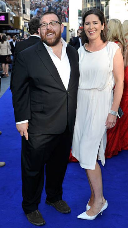 Christina Frost and Nick Frost