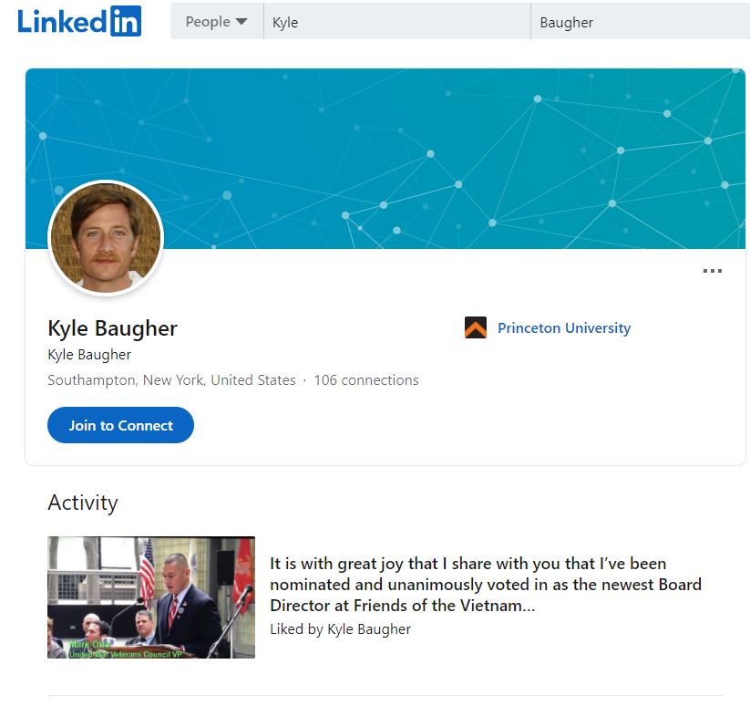 Kyle Baugher is available on Linkedin