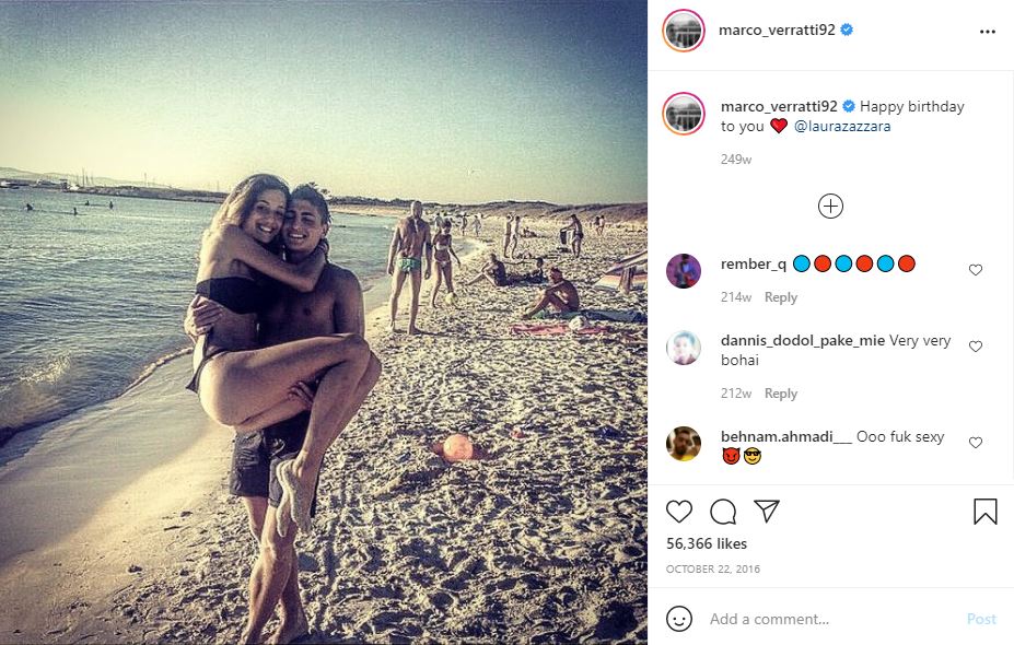 Who is Laura Zazzara? Bio, Wiki & Facts About Marco Verratti's Ex-Wife 3 Laura Zazzara birthday