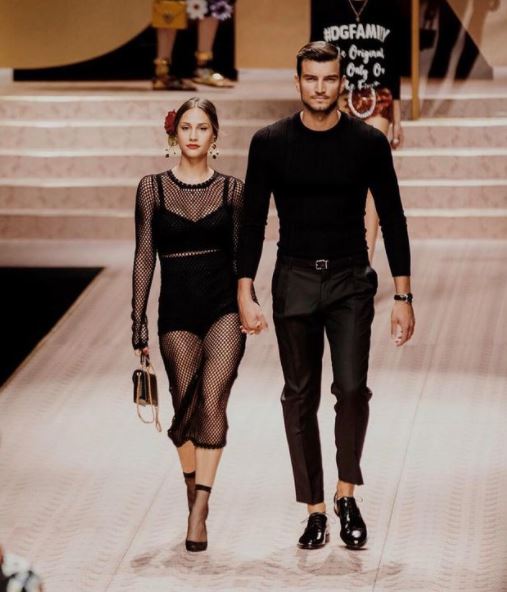 Who is Marco Fantini? Wiki, Biography, Age, Profession, Wife, Parents, Lifestyle, Height & More 8 Marco Fantini with model Beatrice Valli during runway at Dolca Gabbana show