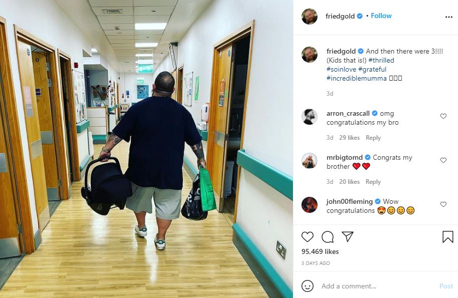 Nick Frost became father of third kid