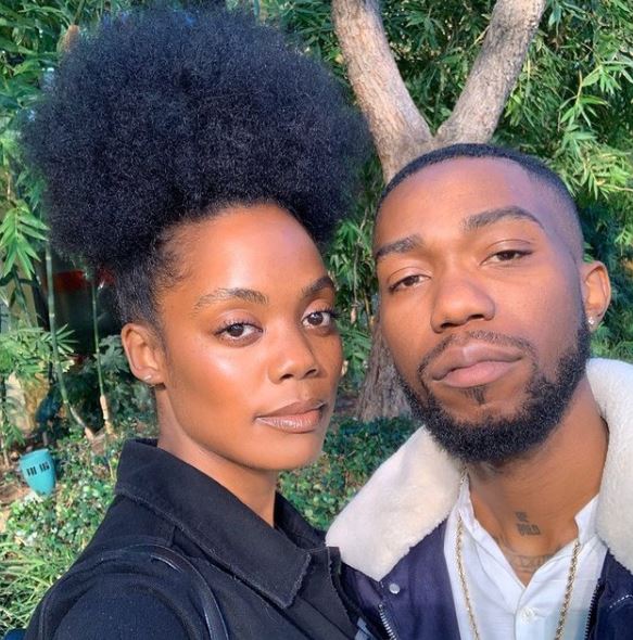 Novi Brown with her boyfriendMalcolm C