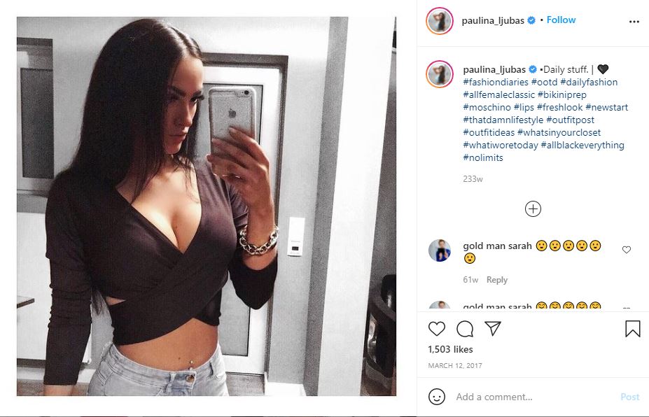 Who is Paulina Ljubas? Wiki, Biography, Net worth, Age, Height, Boyfriend, Family & More 11 Paulina Ljubas first Instagram photo