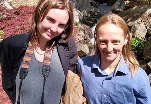 Crystal Turner with her partner