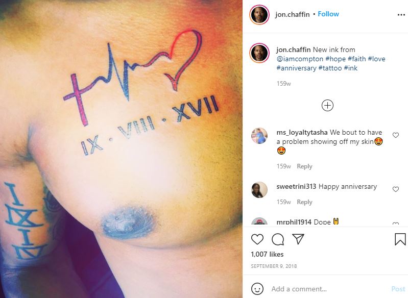 Who is Jon Chaffin? Wiki, Biography, Net worth, Wife, Age, Family, Movies & More 9 Jon Chaffin's tattoos