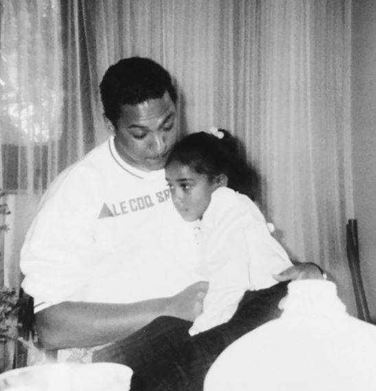 Who is Kimberly Chandler? Wiki, Biography & Facts About Tyson Chandler's Ex-Wife 2 Kimberly Chandler childhood image with her father