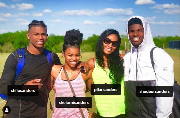 Who is Pilar Sanders? Wiki, Biography & Facts About Deion Sanders' Wife 7 Pilar Sanders with her children