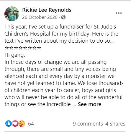 Who is Rickie Lee Reynolds? Wiki, Biography, Age, Wife, Family, Net worth, Death, Career & More 3 Rickie Lee Reynolds birthday