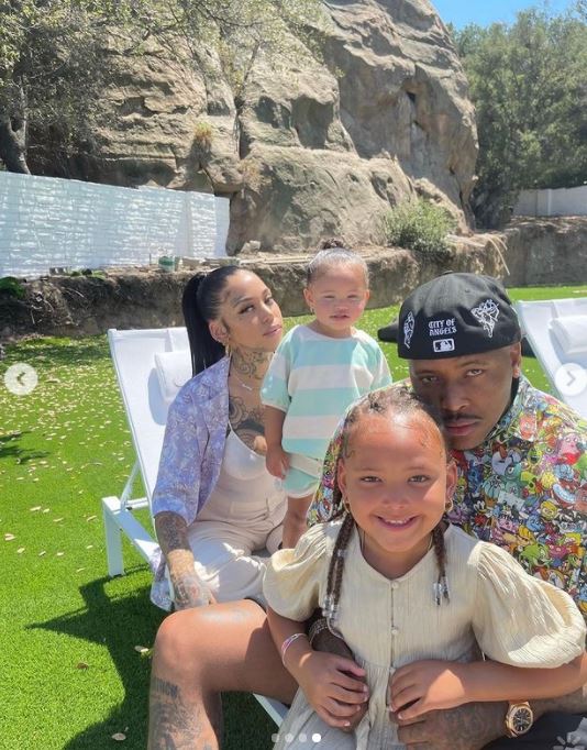 Who Is Catelyn Sparks? Wiki, Biography, Age, Boyfriend, Husband, Kids, Net worth, Family, Height & More 4 Catelyn Sparks with her boyfriend YG and kids