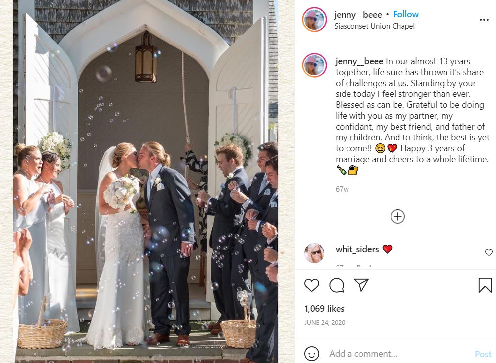 Who is Jennifer Schmitt? Wiki, Biography & Facts About Stephen Belichick's Wife 12 Jennifer Schmitt's shares a picture on her 3rd aniversary