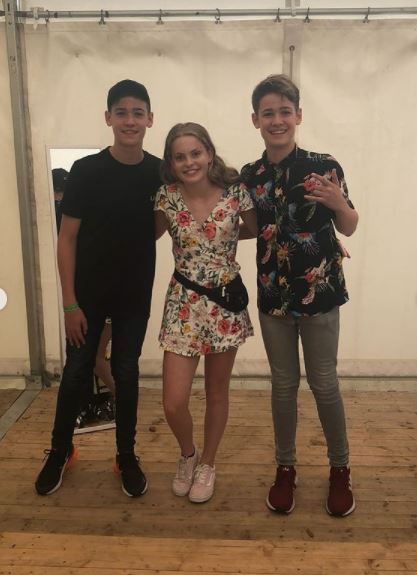 Jenny Richardson with co-actors