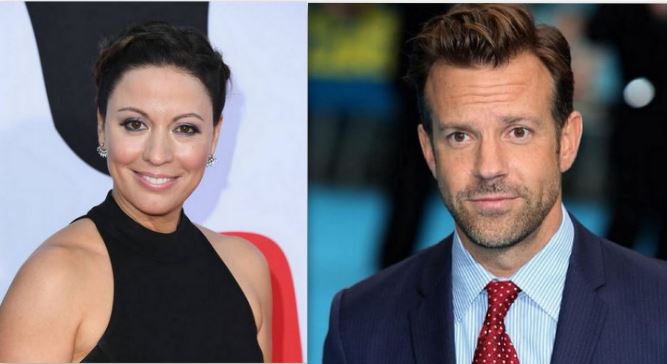 Who is Kay Cannon? Bio, Wiki, Age, Husband, Net worth, Kids, Family, Career, Height & More 5 Kay Cannon with her ex-husband Jason Sudeikis