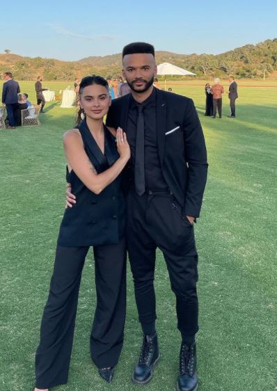 Petrice Jones with his girlfriend Sophia Esperanza