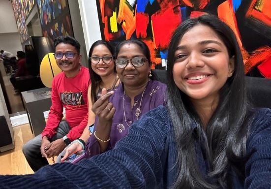 Amala Shaji Biography, Wiki, Height, Birthday, Family, Boyfriend, Net worth & More 6 Amala Shaji family photo