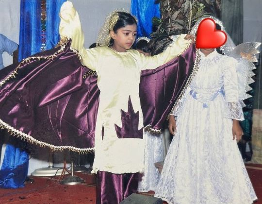 Amala Shaji Biography, Wiki, Height, Birthday, Family, Boyfriend, Net worth & More 3 Childhood photo of Amala Shaji
