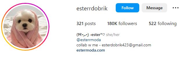 Ester Dobrik Biography, Age, Net Worth, Height, Boyfriend, Family, College & Wiki 8 Ester's Instagram account