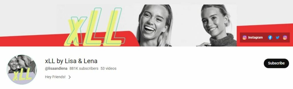 Lena Mantler Wiki, Age, Sexuality, Height, Partner, Family, Net worth, Biography & More 8 Lena and Lisa's Youtube account