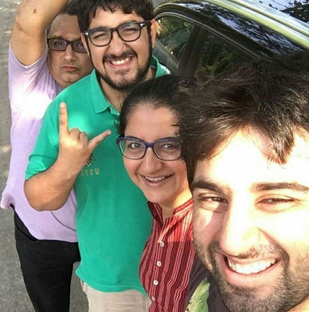 Rohan with his family