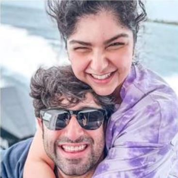 Rohan with his girlfriend Anshula Kapoor