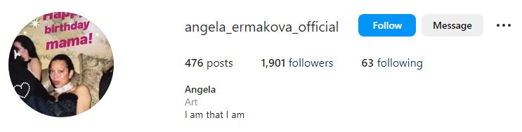 Angela Ermakova Wiki, Age, Parents, Husband, Daughter, Origin, Net worth, Biography & More 11 Angela Ermakova's Instagram account