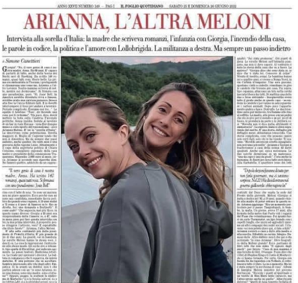 Arianna Meloni Wiki (Giorgia Meloni’s Sister), Age, Husband, Parents, Biography & More 8 Arianna Meloni career