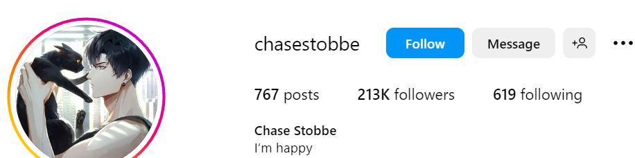 Chase Stobbe Wiki, Biography, Age, Height, Net Worth, Girlfriend, Family & More 9 Chase's Instagram account