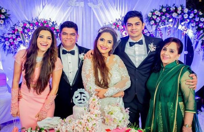 Chrisann with her family