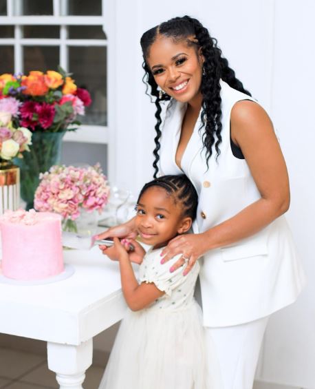 Dr Nandipha with her daughter
