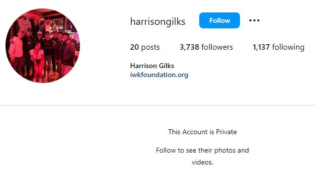 Harrison Gilks (Tiktok Star) Wiki, Age, Girlfriend, Death, Family, Biography & More 9 Harrison's Instagram account