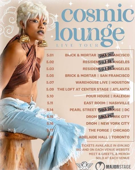 Iniko - Biography, Wiki, Net Worth, Age, Boyfriend, Family, Religion, Gender & More 6 Iniko's Live Tour