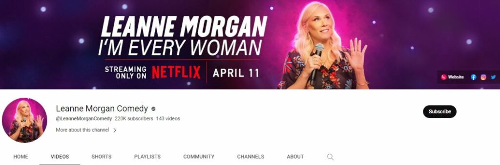 Leanne Morgan Wiki, Age, Husband, Children, Family, Net Worth, Height, Biography & More 14 Leanne's Youtube channel
