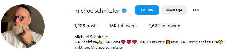 Michoel Schnitzler (Singer) Wife, Wiki, Death Reason, Age, Family, Net Worth, BIO & More 9 Michoel's Instagram account