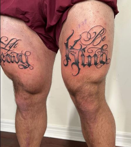 Mitchell Hooper tattoos '