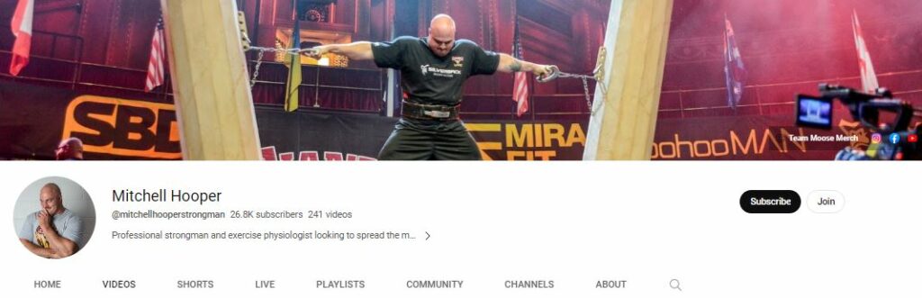 Mitchell's Youtube channel