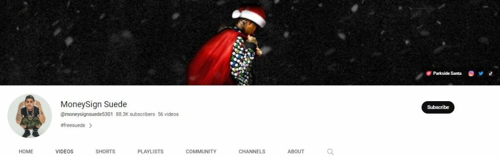 MoneySign Suede's Youtube channel