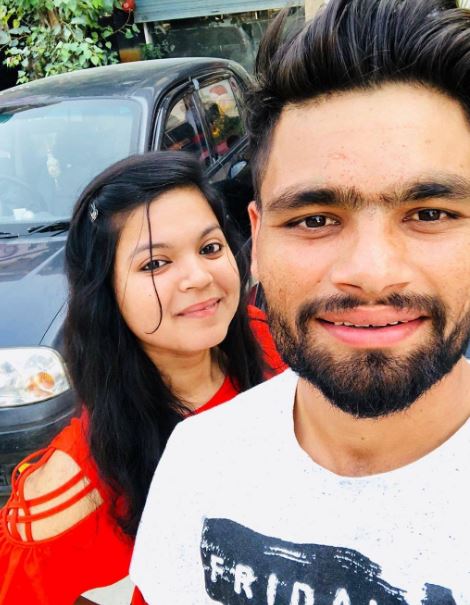 Rinku Singh with his best friend