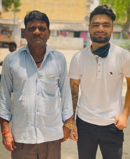 Rinku with his father Khanchandra