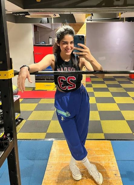Sakshi is a fitness freak