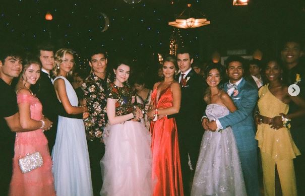 Anthony with his friends