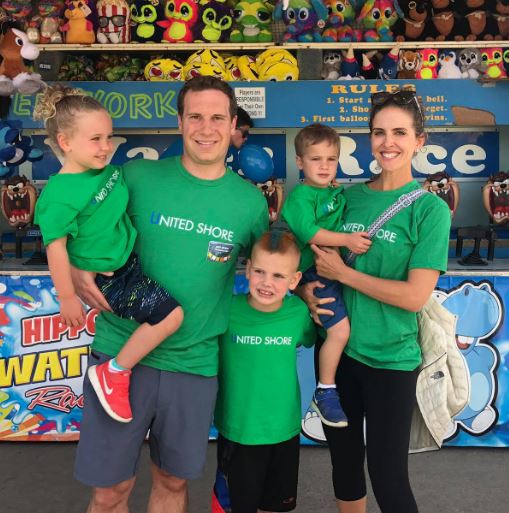 Emily Clarke Wiki, Age, Kids, Maiden Name, Husband, Net worth, Career & Facts About Mat Ishbia's Wife 9 Emily Clarke with her husband and kids