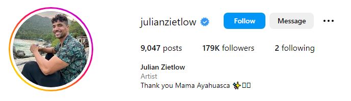 Julian Zietlow Wiki (Rocka Nutrition) Age, Net Worth, Wife, Family, Career, Biography & More 11 Julian's Instagram account