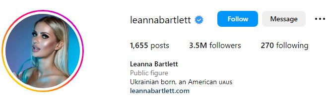 Leanna Bartlett: Wiki, Biography, Age, Boyfriend, Family, Height, Wikipedia & More 10 Leanna's Instagram account