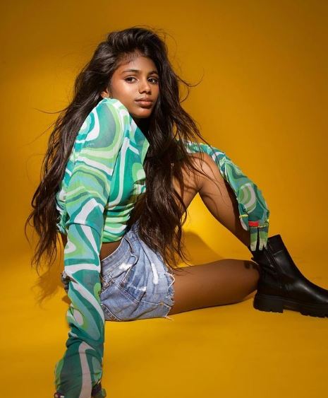 Maleesha Kharwa is a model