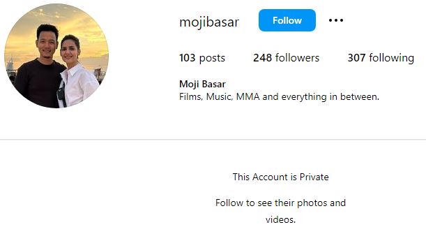 Moji Basar Age (Madiha Imam's Husband) Wiki, Biography, Parents, Religion, Movies & More 5 Moji Basar's Instagram account