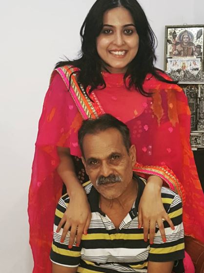 Monika Bhadoriya Wiki, Husband, Height, Age, Family, Net Worth, Biography & More 9 Monika with her father