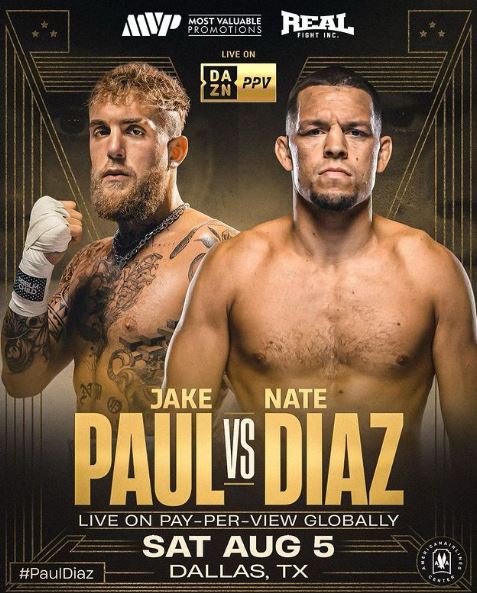 Nate Diaz Height, Weight, Age, Net Worth, Wife, Family, Fight Stats, Biography & More 8 Nate Diaz's next fight with with Jake Paul