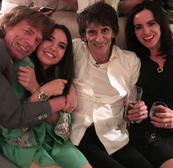 Noor Alfallah Wiki, Age, Parents, Father, Boyfriend, Affairs, Kids, AI Pacino, Instagram, Height, Net worth & More 8 Noor Alfallah with Mick Jagger